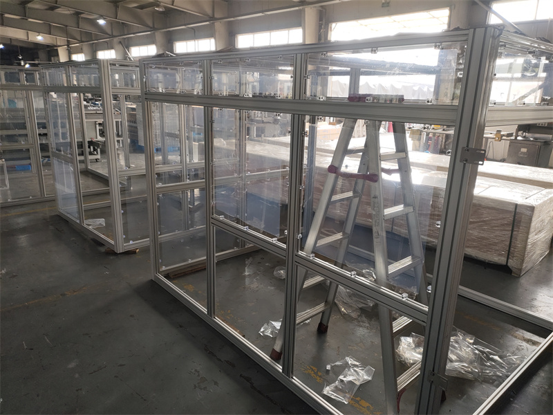 工业小黄片入口链接流水线机器设备护罩